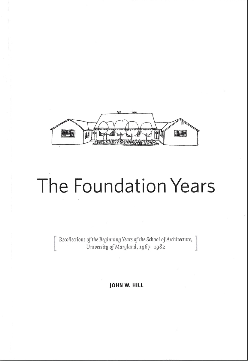 Line drawing of building: Foundation Years