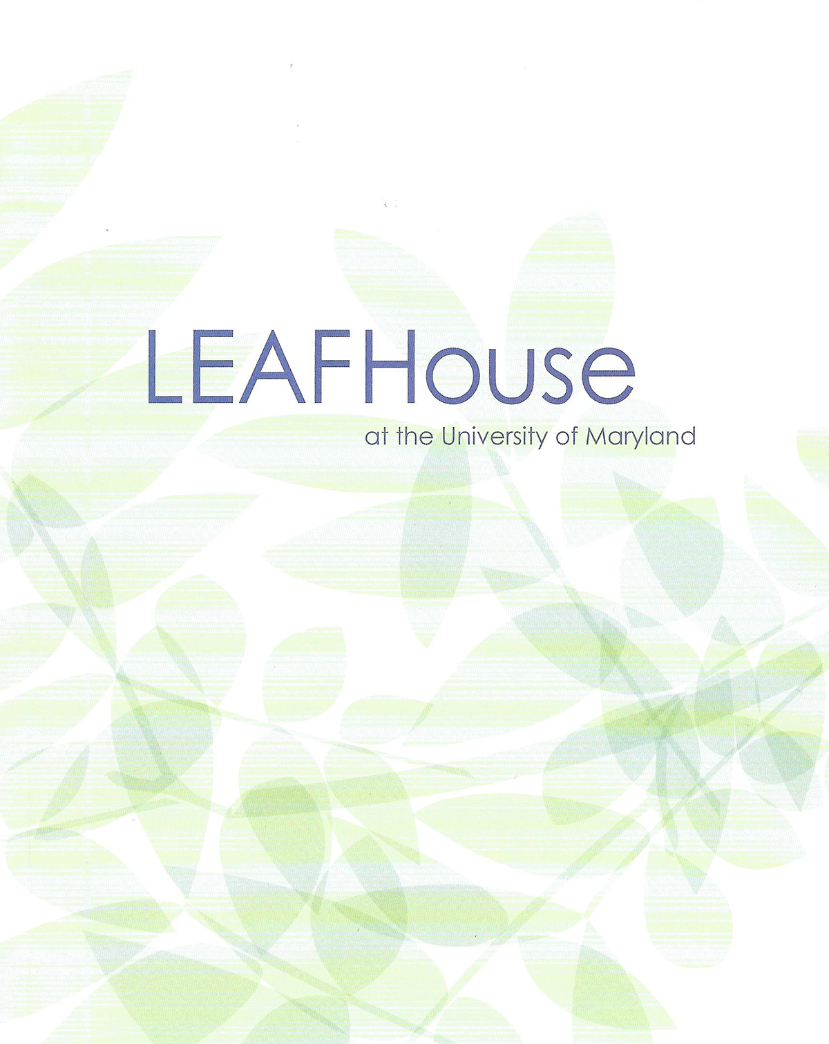 LEAFHouse book cover