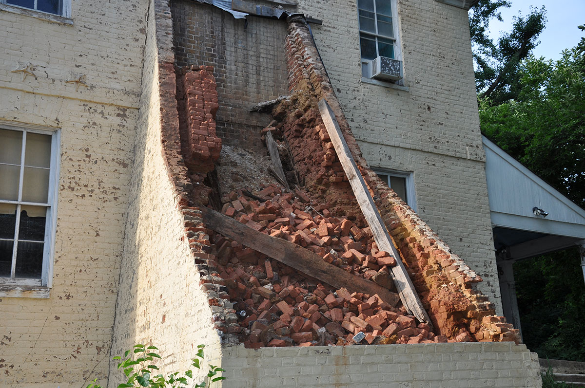 Damaged Bostwick Buttress