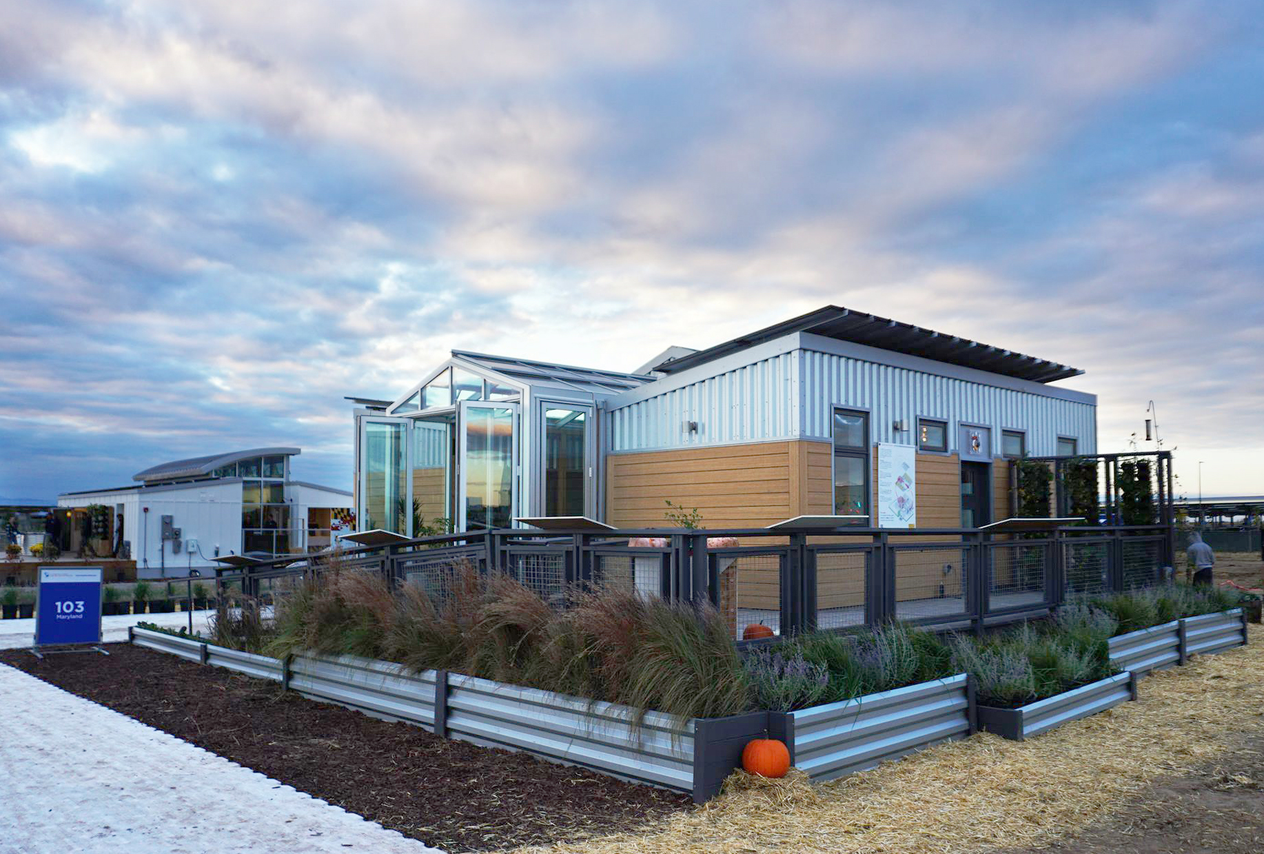The 2017 Solar Decathlon, second place win with the ReACT house. Image by Emma Schrantz.