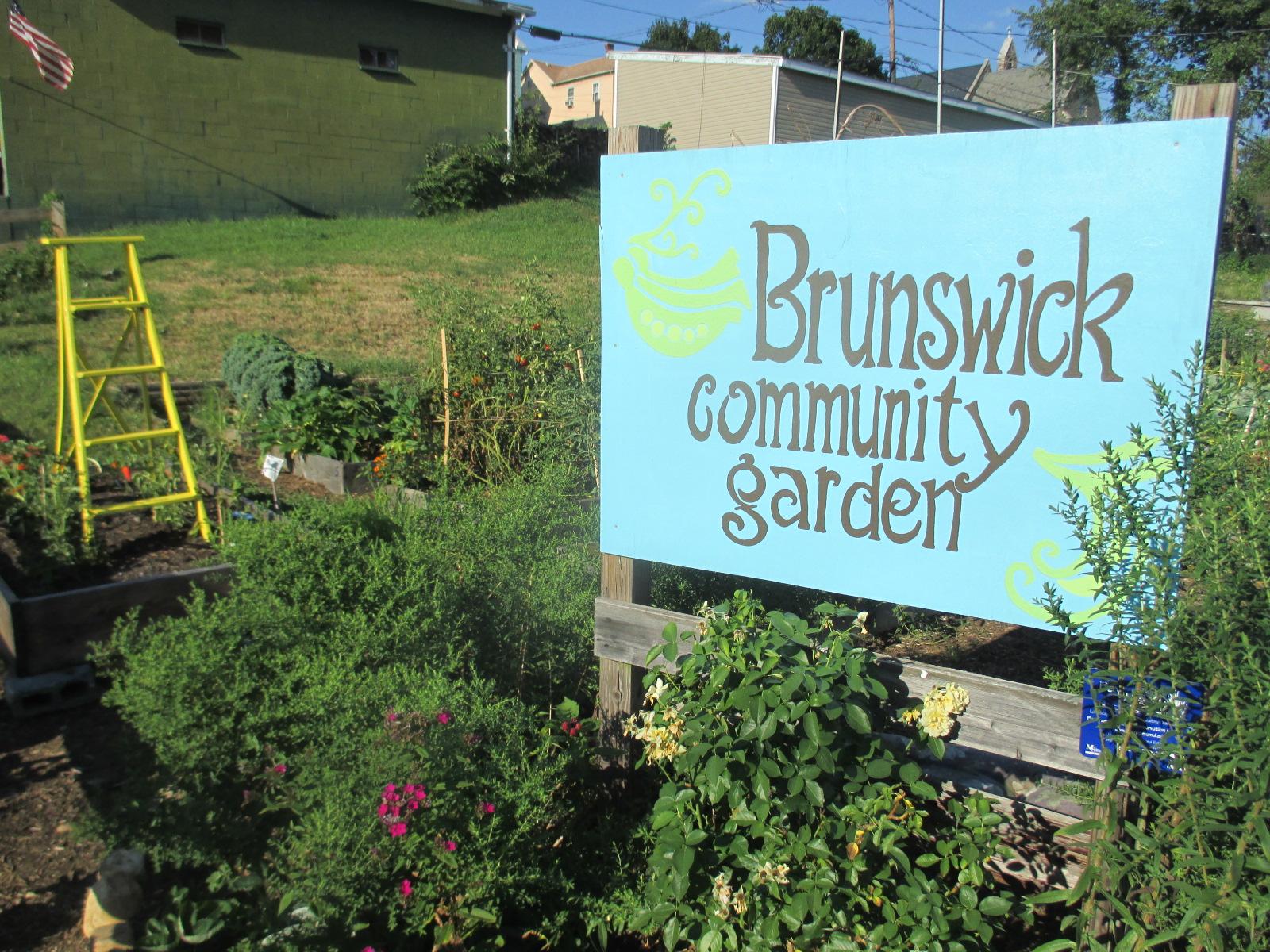 Brunswick Community Garden Sign