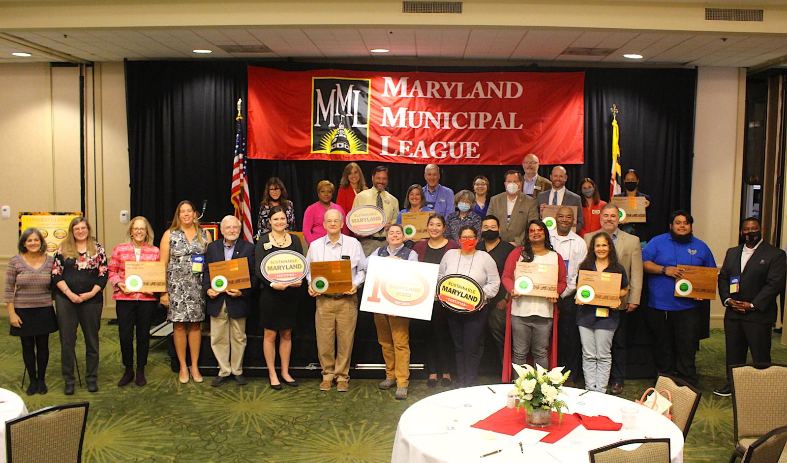 Group Photo from Sustainable Maryland Awards Ceremony in Ocean City, MD